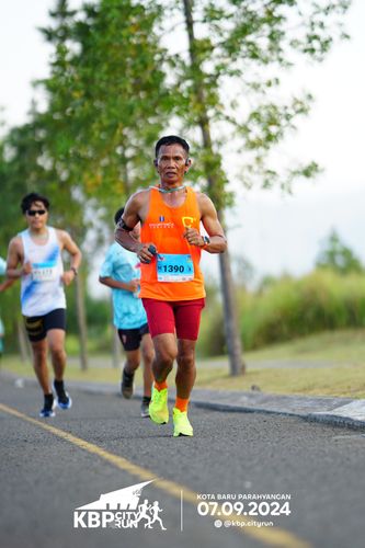 Race photo from KBP City Run 2024