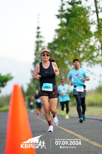 Race photo from KBP City Run 2024