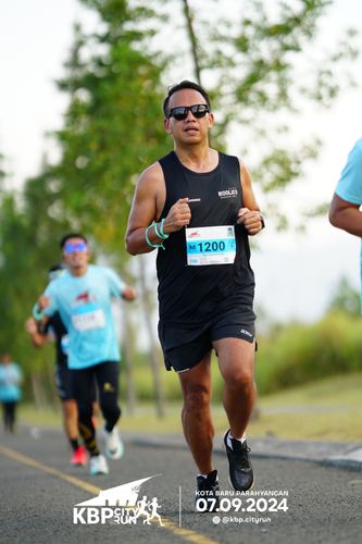 Race photo from KBP City Run 2024