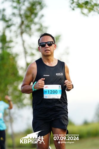 Race photo from KBP City Run 2024