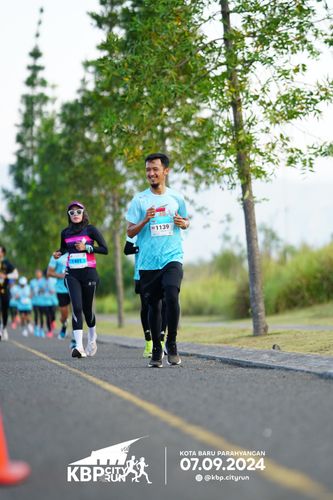 Race photo from KBP City Run 2024