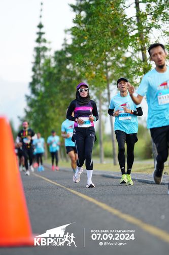 Race photo from KBP City Run 2024