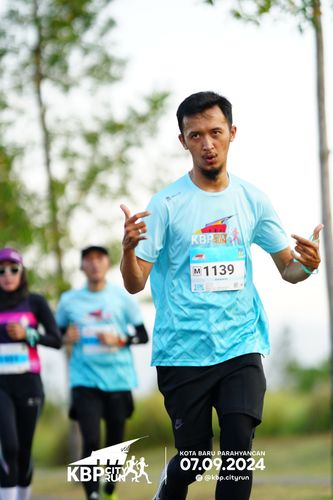 Race photo from KBP City Run 2024