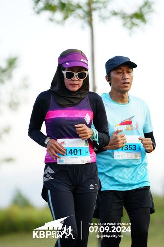 Race photo from KBP City Run 2024