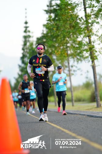 Race photo from KBP City Run 2024