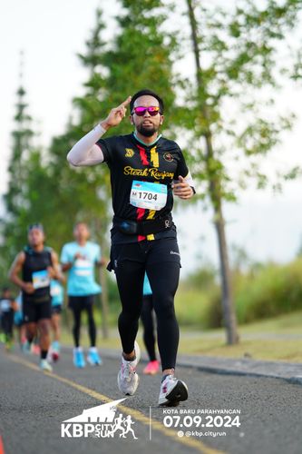 Race photo from KBP City Run 2024