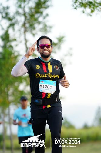 Race photo from KBP City Run 2024