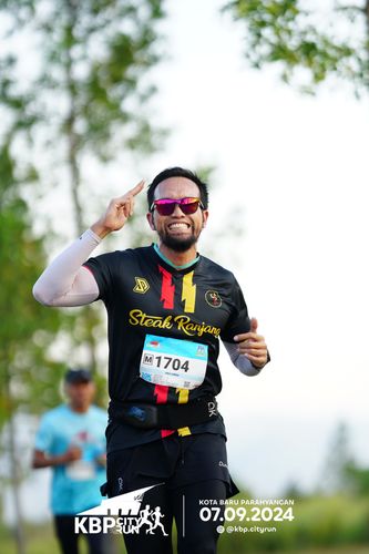 Race photo from KBP City Run 2024