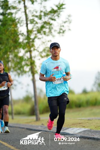 Race photo from KBP City Run 2024