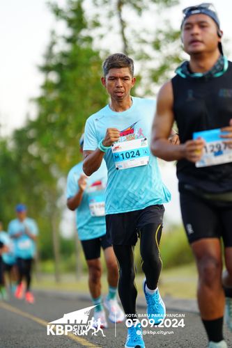 Race photo from KBP City Run 2024