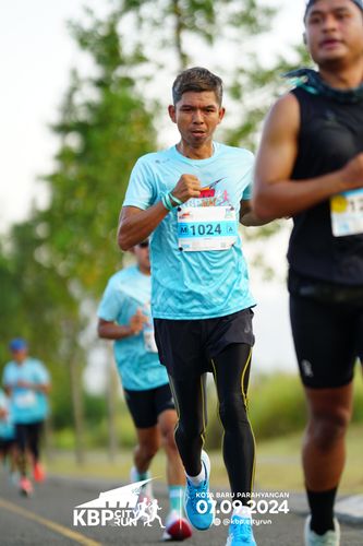 Race photo from KBP City Run 2024