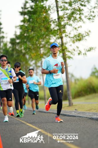 Race photo from KBP City Run 2024
