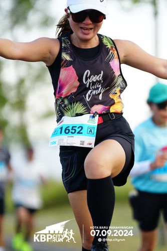 Race photo from KBP City Run 2024
