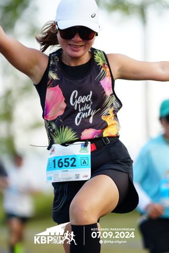 Race photo from KBP City Run 2024