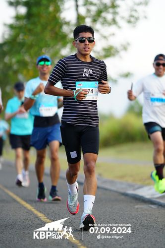 Race photo from KBP City Run 2024