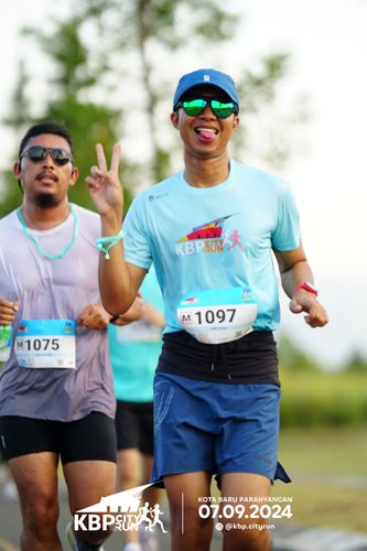 Race photo from KBP City Run 2024