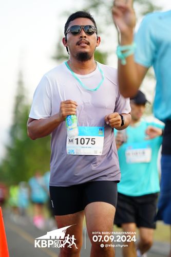 Race photo from KBP City Run 2024