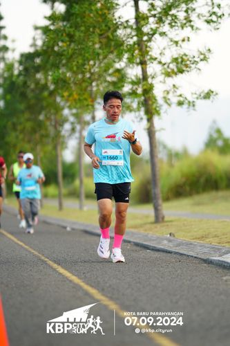 Race photo from KBP City Run 2024