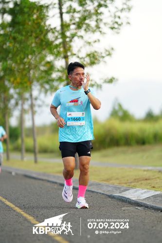 Race photo from KBP City Run 2024
