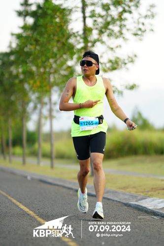 Race photo from KBP City Run 2024