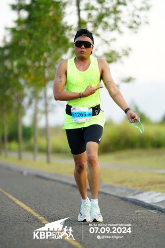Race photo from KBP City Run 2024