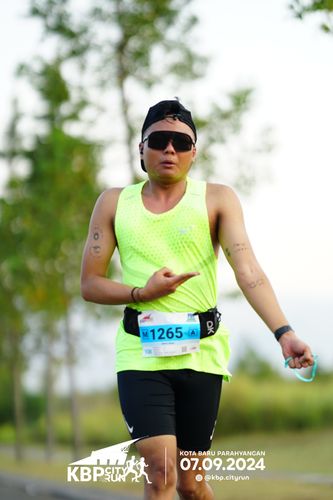 Race photo from KBP City Run 2024