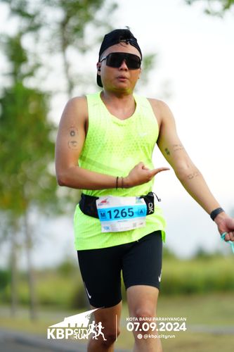 Race photo from KBP City Run 2024