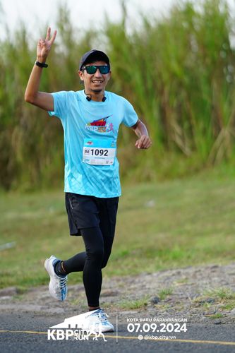 Race photo from KBP City Run 2024