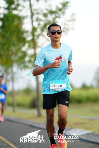 Race photo from KBP City Run 2024