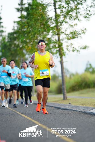 Race photo from KBP City Run 2024
