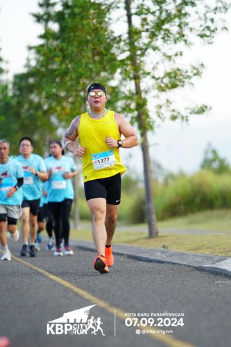 Race photo from KBP City Run 2024