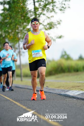 Race photo from KBP City Run 2024