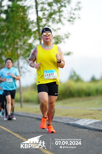 Race photo from KBP City Run 2024