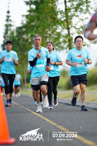 Race photo from KBP City Run 2024