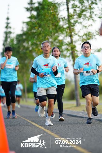Race photo from KBP City Run 2024