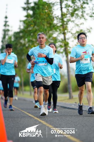 Race photo from KBP City Run 2024