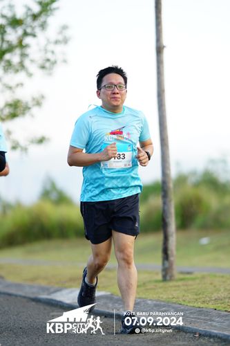 Race photo from KBP City Run 2024