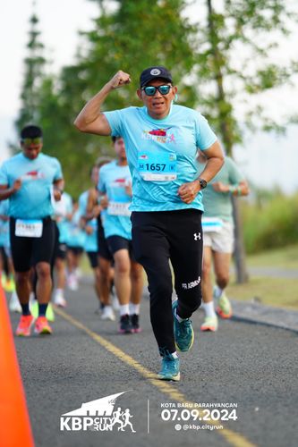Race photo from KBP City Run 2024