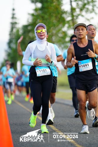 Race photo from KBP City Run 2024