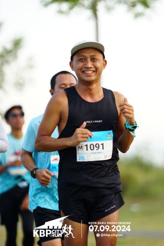 Race photo from KBP City Run 2024