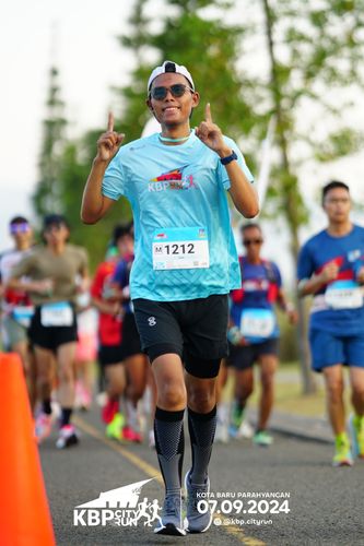 Race photo from KBP City Run 2024