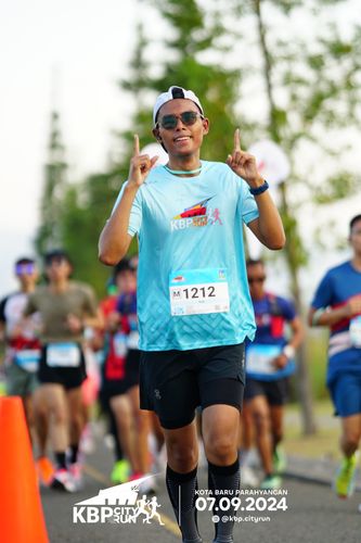 Race photo from KBP City Run 2024