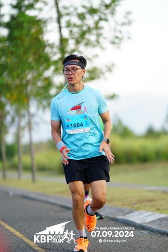 Race photo from KBP City Run 2024