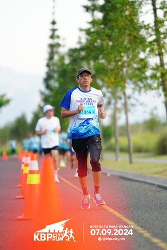 Race photo from KBP City Run 2024