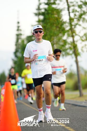 Race photo from KBP City Run 2024