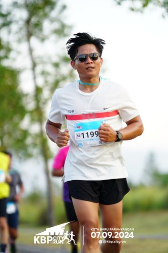 Race photo from KBP City Run 2024