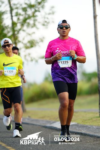 Race photo from KBP City Run 2024