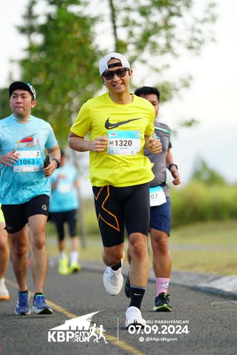 Race photo from KBP City Run 2024