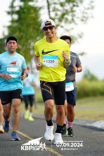 Race photo from KBP City Run 2024