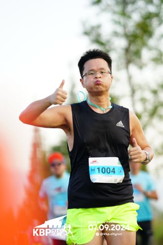 Race photo from KBP City Run 2024